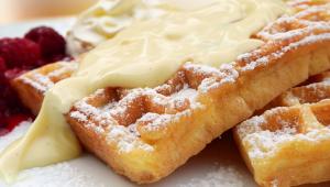 wafle s vanilkovým krémem