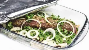 Dinner meat aluminium foil