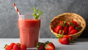 Jahodové smoothie