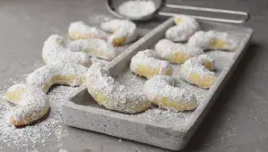 Vanilkové rohlíčky podle M. J. Sandtnerové