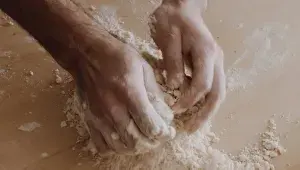 Práce s moukou