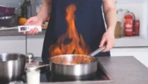 teleci pastika - krok 2 - flambování