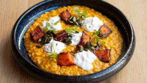 Dýňové risotto
