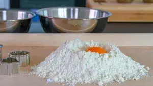pečení - mouka a vejce