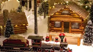 Christmas Gingerbread Village