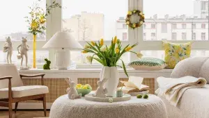 I minimalistická velikonoční výzdoba může hrát barvami