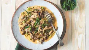 Vepřový Stroganoff