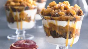 Jablečno-karamelový trifle