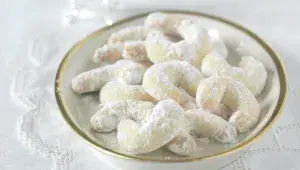 Mandlové vanilkové rohlíčky