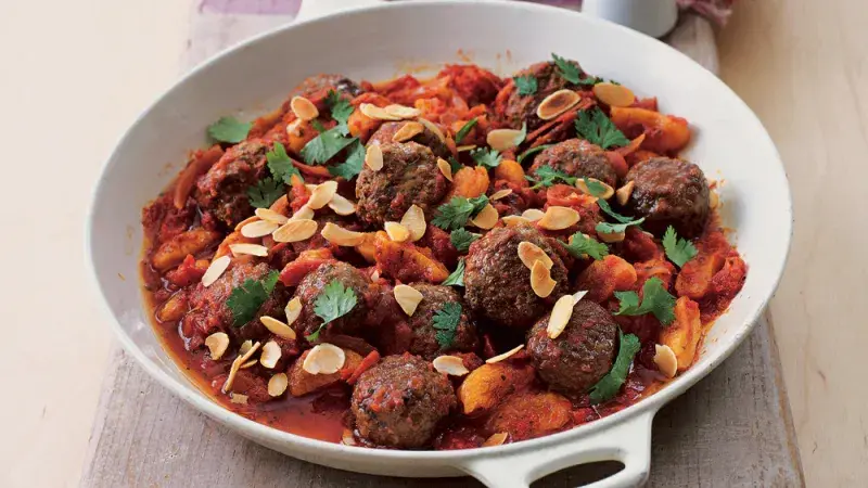 Rychlé marocké masové kuličky