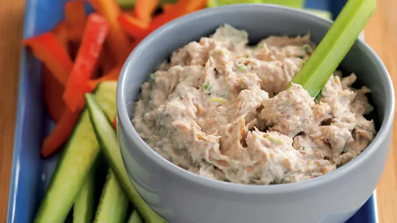 Dip z uzené makrely