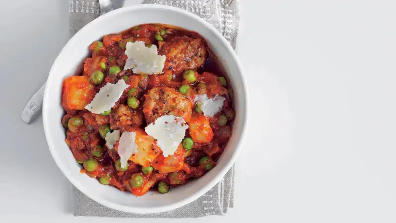 Masové kuličky v bleskové omáčce