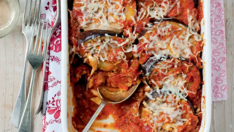 Zapečené lilky po italsku