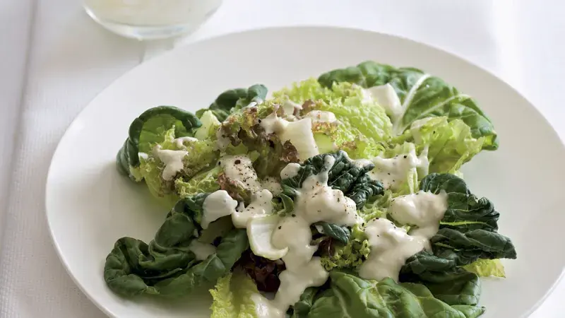 Zálivka s modrým sýrem