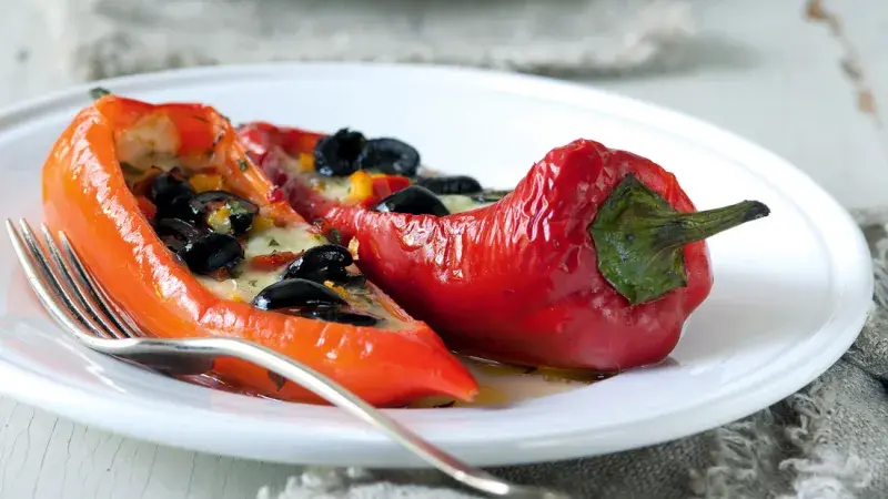  Plněné paprikové lodičky