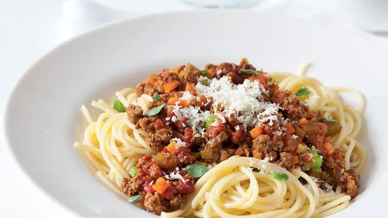Janina boloňská omáčka se špagetami