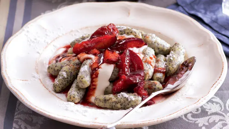 Šišky s mákem (2 v 1) a švestkovými povidly