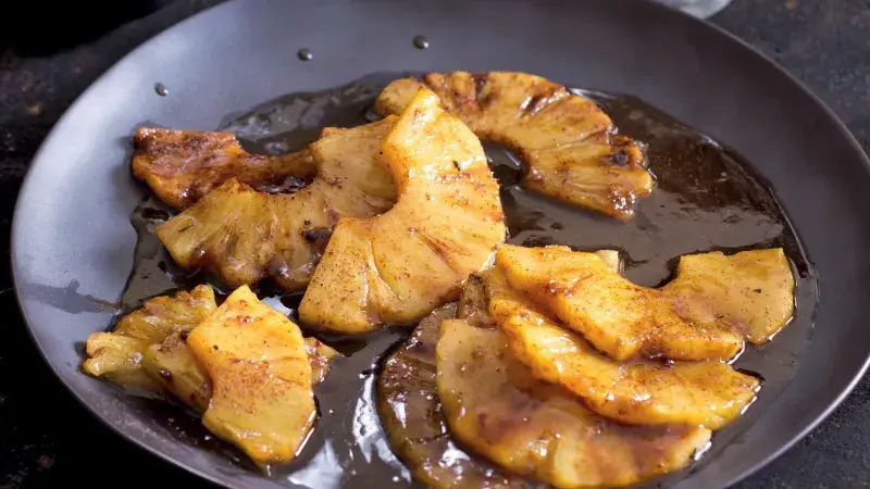 Karamelizovaný ananas s tequilou