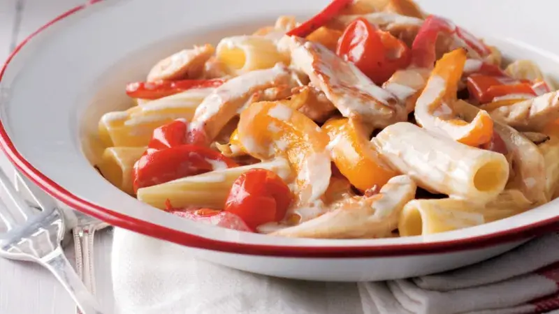 Rigatoni s dětskou omáčkou