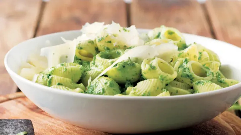 Pipe rigate v salse verde