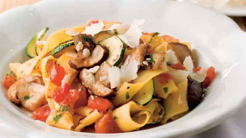 Pappardelle s hříbky