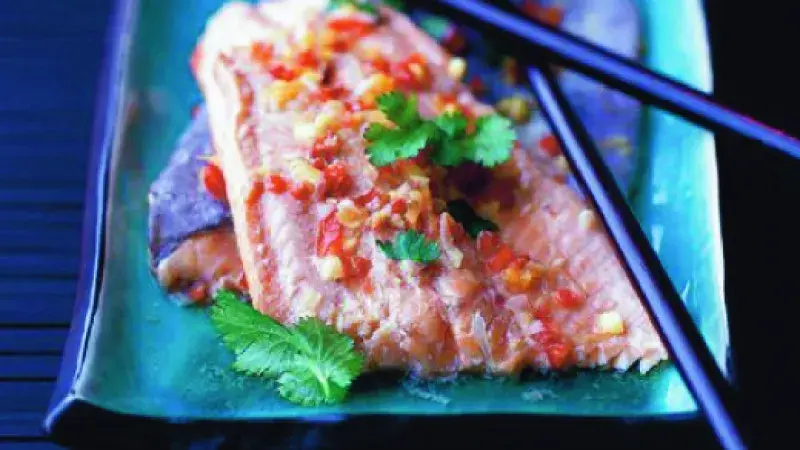 Zapečená ryba po thajsku