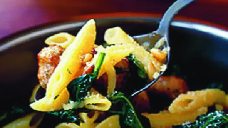 Bleskurychlé těstoviny s masovými knedlíčky