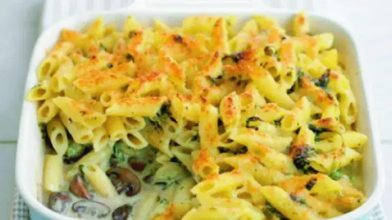 Zapékané těstoviny po florentsku