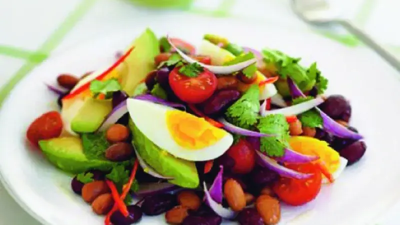 Mexický fazolový salát