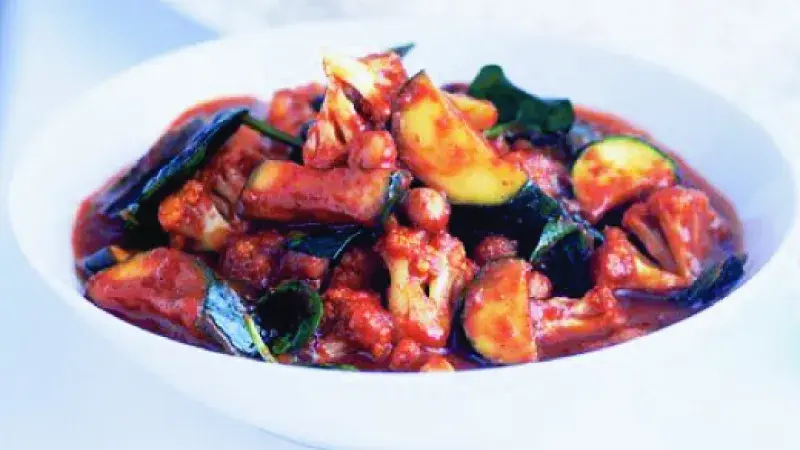 Sladce pálivé zeleninové kari