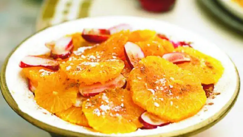 Pomeranče & ředkvičky se skořicí