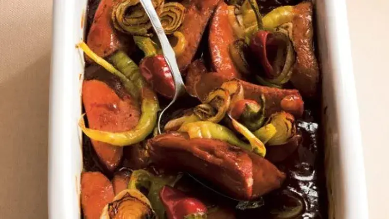 Zapečené špekáčky