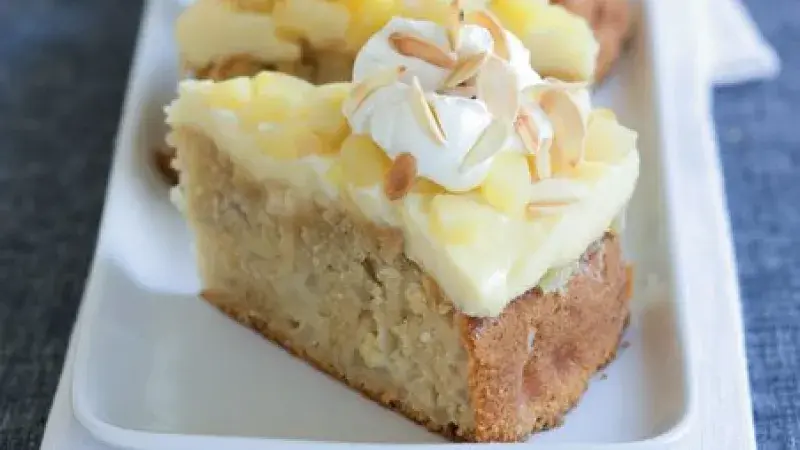 Jablečný dort s marcipánem