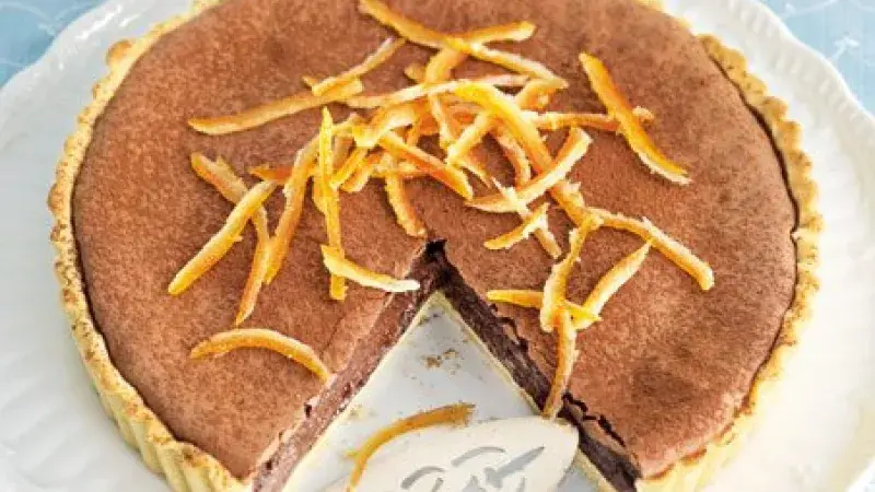 Čokoládový koláč s pomeranči