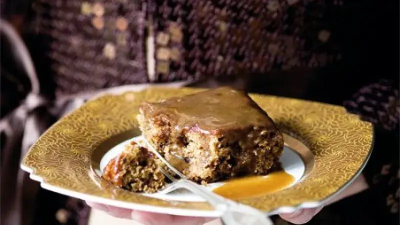 Datlový piškot s whisky omáčkou