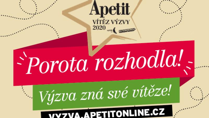 Porota rozhodla! Výzva Apetit zná své vítěze.