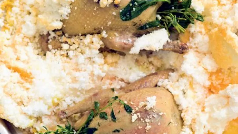 Holoubata v solné krustě