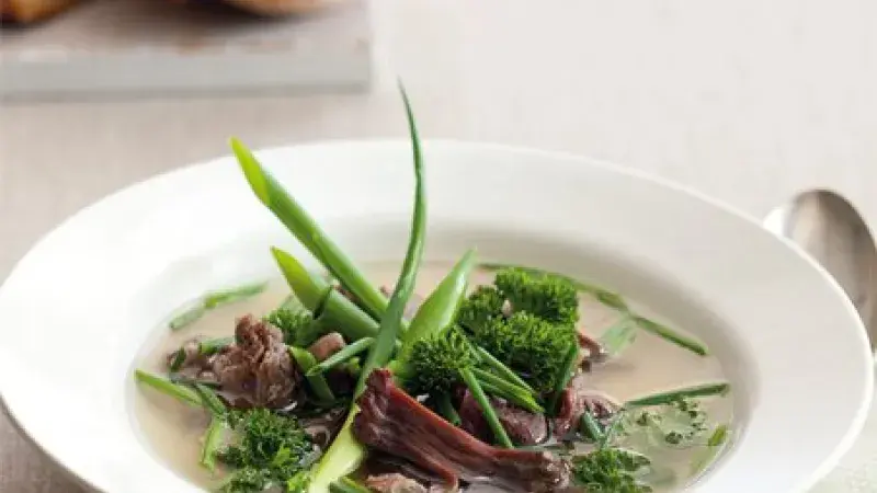 Polévka z pštrosího krku