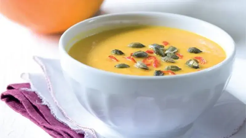 Dýňová polévka s chilli