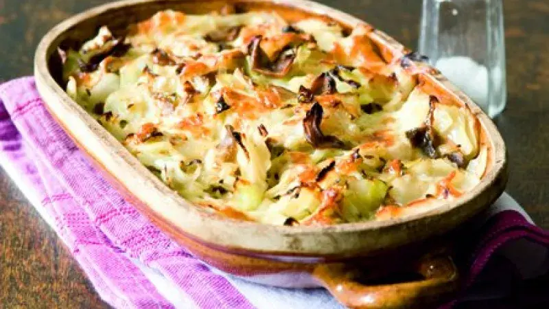 Zelné flíčky s houbami