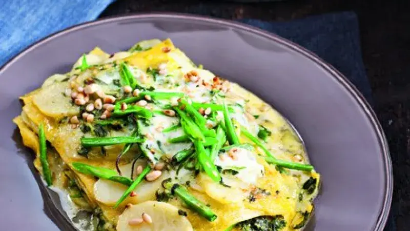 Lasagne s janovským pestem