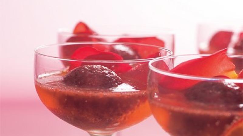 Jahodový sorbet