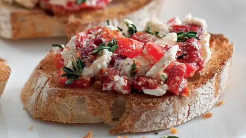 Pomazánka z pečených paprik