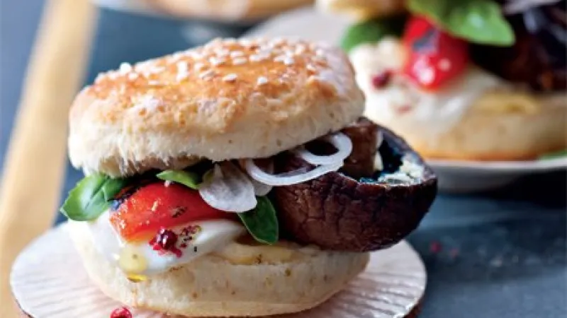 Miniburgery s žampiony