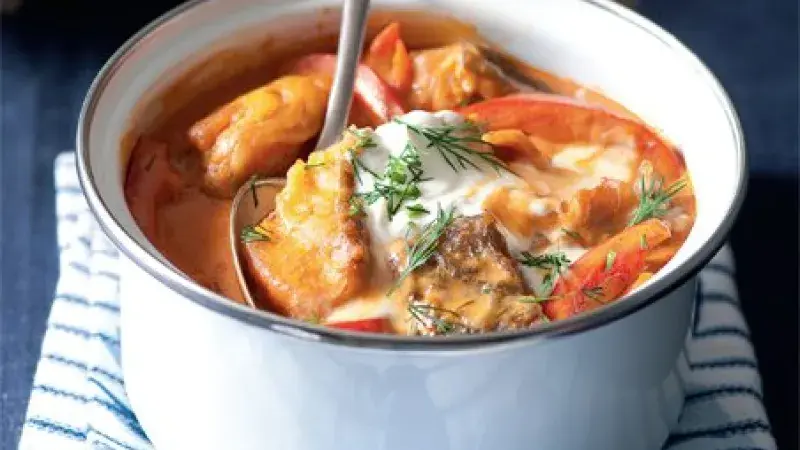 Maďarský rybí guláš