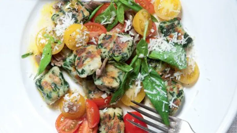 Ricottové knedlíčky se špenátem