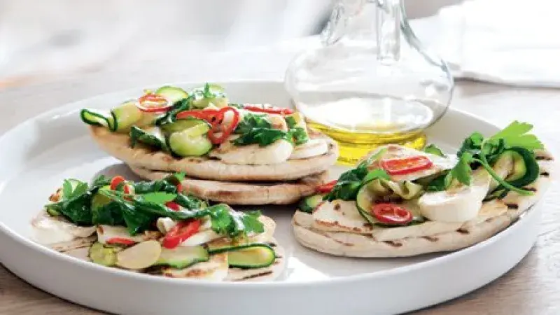 Bleskové grilované pizzy s čerstvým sýrem