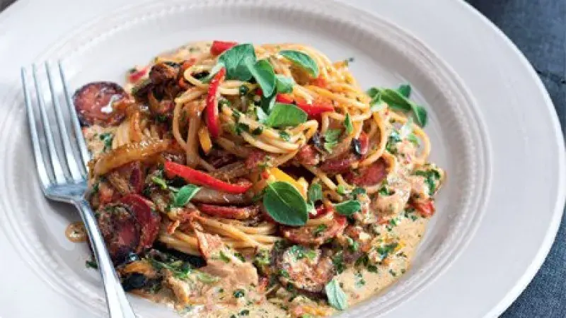 Těstoviny se sicilským pestem