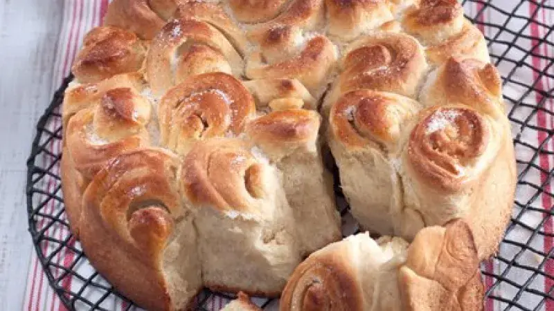 Rolované vanilkové buchtičky