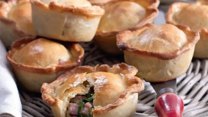 Slané koláčky s pórkem